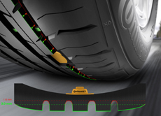 Continental in-tyre sensors read tread, depth
