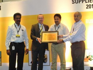 RSB Transmissions bags Outstanding Performance Award from Caterpillar India