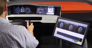 Visteon: Vehicle Cockpit Concept allows drivers to operate controls through eye movement