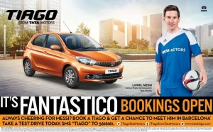 Tata motors open bookings for new compact hatchback TIAGO