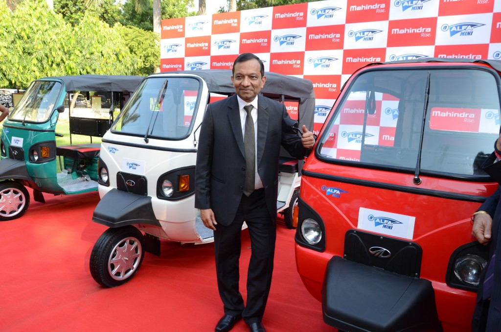 Mahindra launches e-rickshaw: e-Alfa Mini
