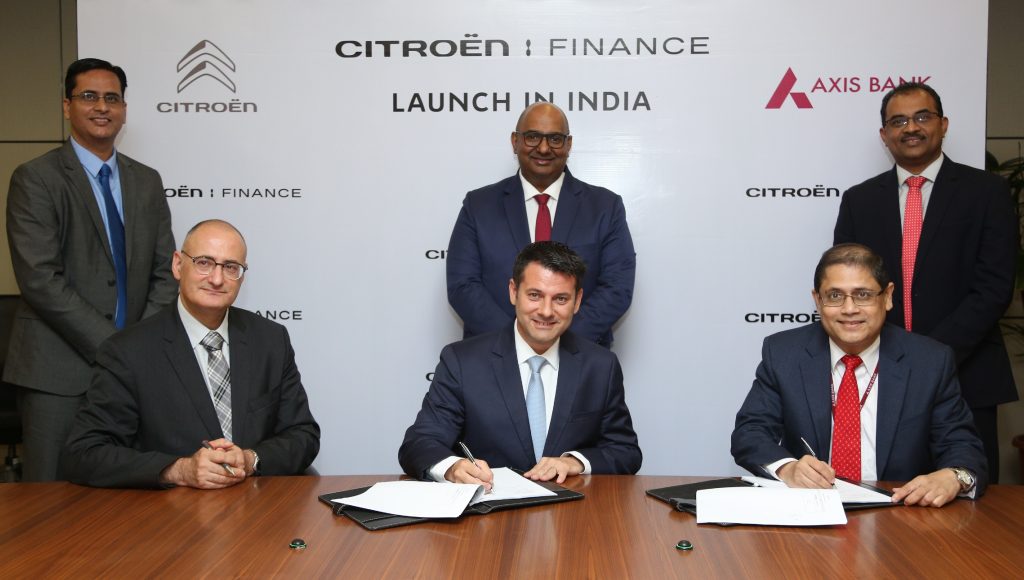 Citroën partners with Axis Bank