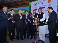 Union Minister of Heavy Industry & PE, Praful Patel lighting the lamp at Inaugural Session