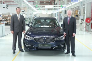 Philipp von Sahr, President, BMW Group India and Robert Frittrang, Managing Director, BMW Plant Chennai with the all-new BMW 3 Series Gran Turismo.