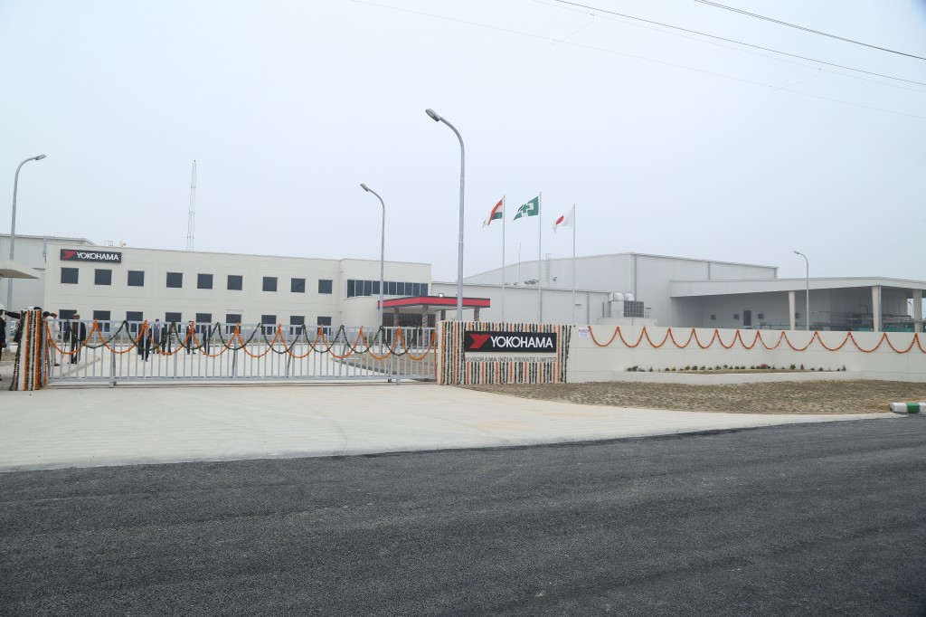 The new Yokohama India plant at Bahadurgarh, Haryana 