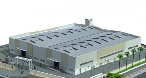 Rendition of envisioned factory in Bengaluru