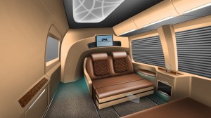 Seats and interiors are customised according to the customer requirements