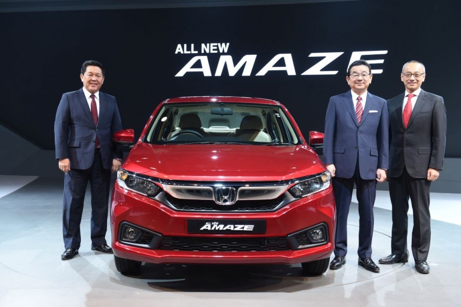 Honda Cars India Unveils The Next Generation Honda Amaze At The Auto ...