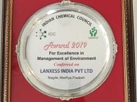 LANXESS India wins prestigious awards from Indian Chemical Council
