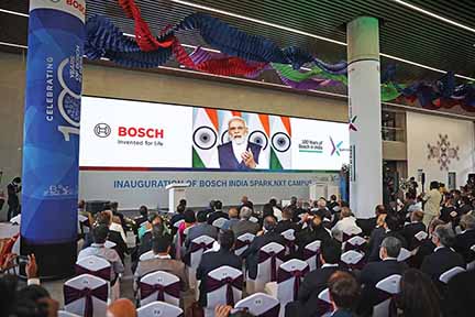 Bosch unveils 76-acre smart campus in Bengaluru, with hybrid work