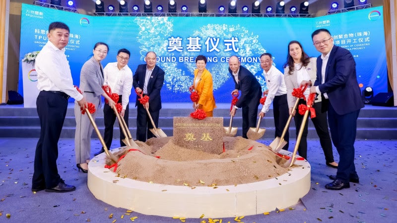 Groundbreaking for new TPU production site of Covestro in China