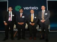 L-R Sandeep Ghambir, CEO, Vertelo; Abhishek Poddar, India Country Head and MD, Macquarie Asset Management (MAM); Moneycontrol