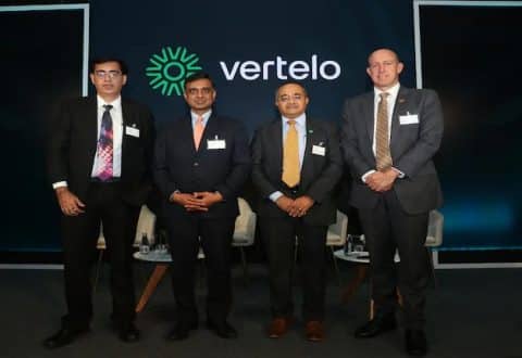 L-R Sandeep Ghambir, CEO, Vertelo; Abhishek Poddar, India Country Head and MD, Macquarie Asset Management (MAM); Moneycontrol