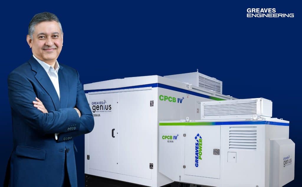 Greaves Engineering Boosts Sustainable Power Generation with New CPCB IV+ Compliant Gensets