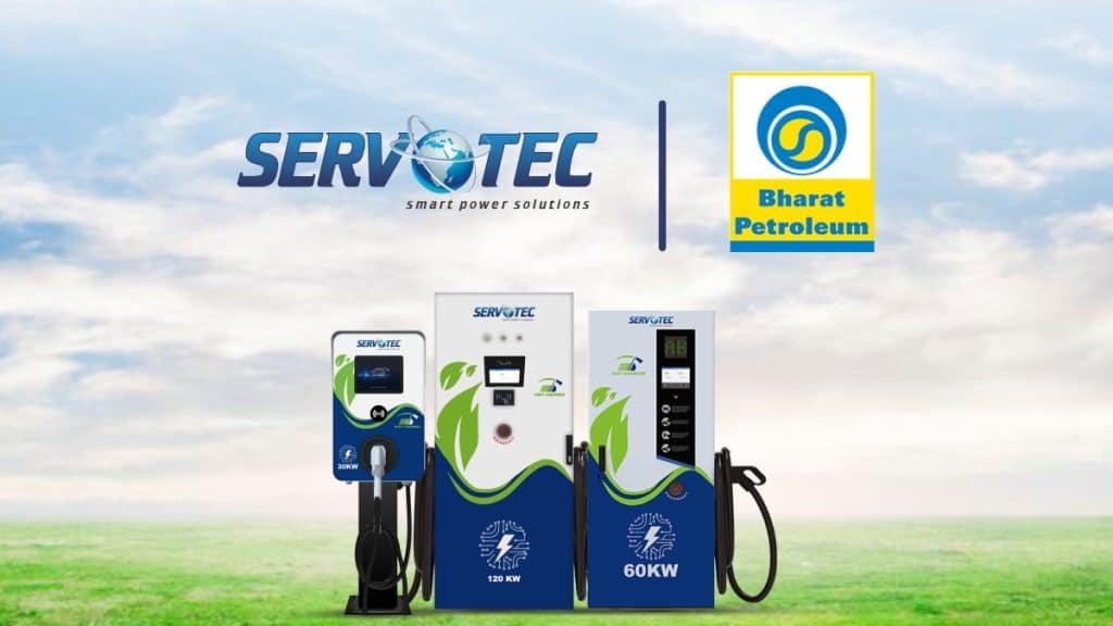 Servotech Receives Additional Order for 400 DC Fast EV Chargers from BPCL and Other OEMs