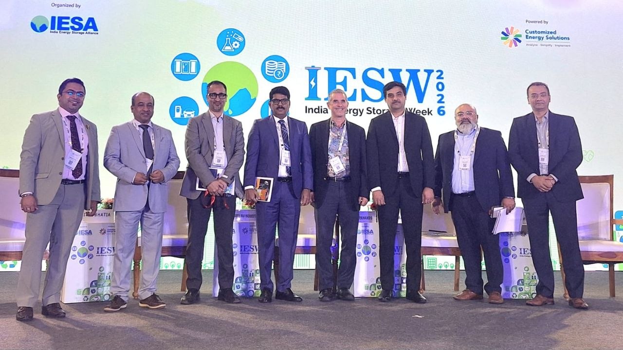 India’s Energy Storage Requirement Set to Jump from 1 GWh to 888 GWh by 2035-36, Says Report at IESW 2026